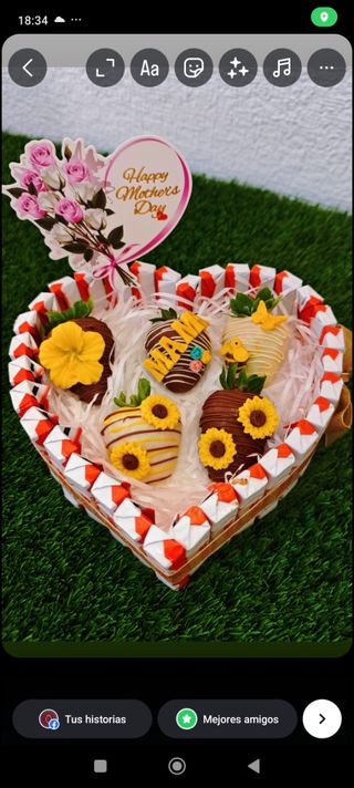 Regalos originales fresas con chocolate