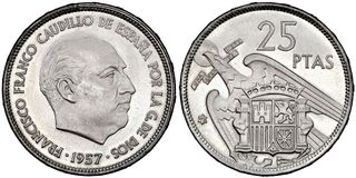 Moneda 25 pesetas 