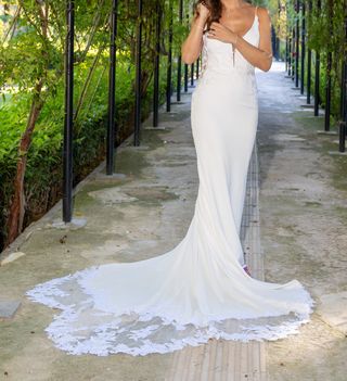 Vestido Zara blanco - Talla S