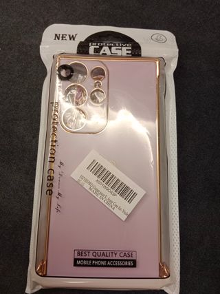 Funda violeta con cordón Samsung Galaxy S23 Ultra
