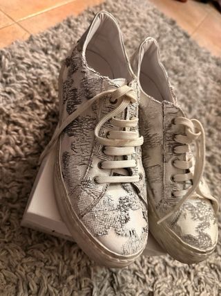 Scarpe sneakers bianche/ grigie