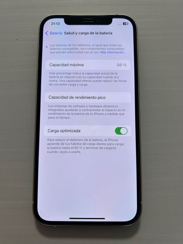 iPhone 12 64gb blanco con caja y cable