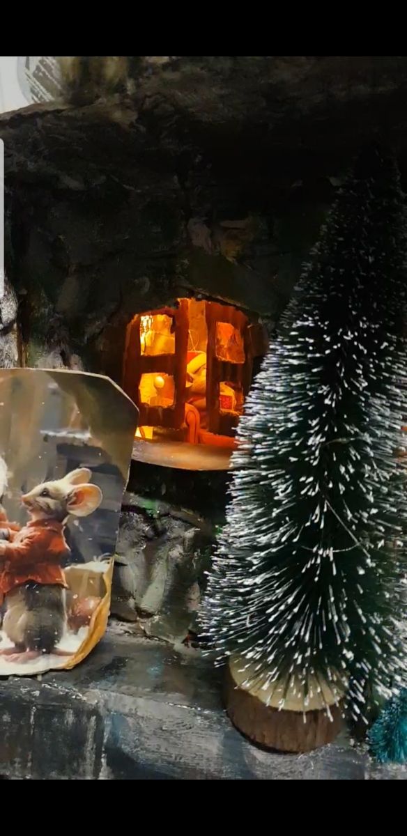 Casita y video ratoncito Perez en navidad.