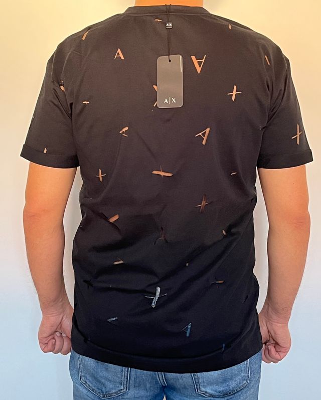 ARMANI - t-shirt TRAFORATA TG. S cartellino NUOVA