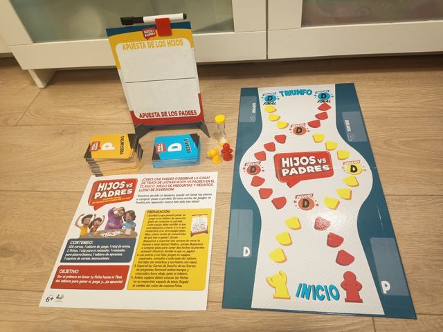 Juego de mesa HIJOS vs PADRES