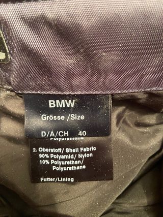 Traje de moto BMW original de mujer