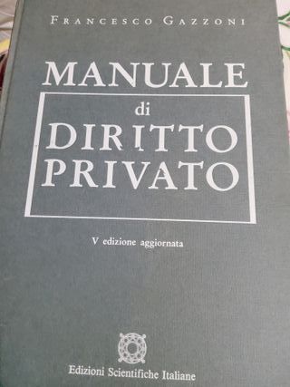 Manuale di diritto privato 