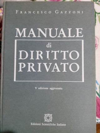 Manuale di diritto privato 