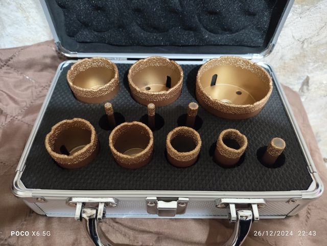 Set 11 pezzi Frese diamantate M14 ORSA TOOLS 