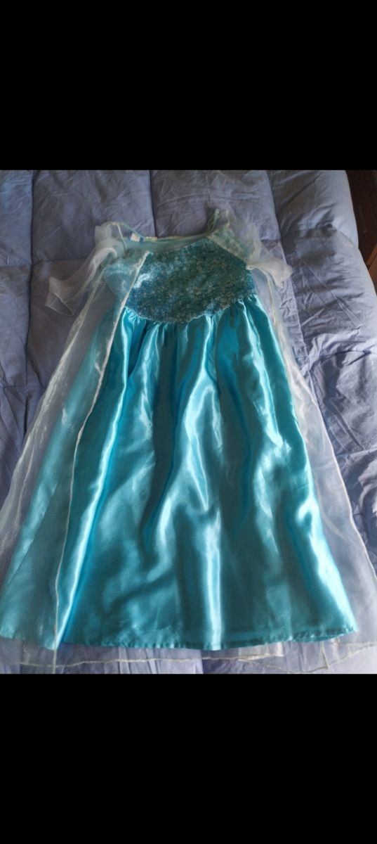 Disfraz Elsa y zapatos 