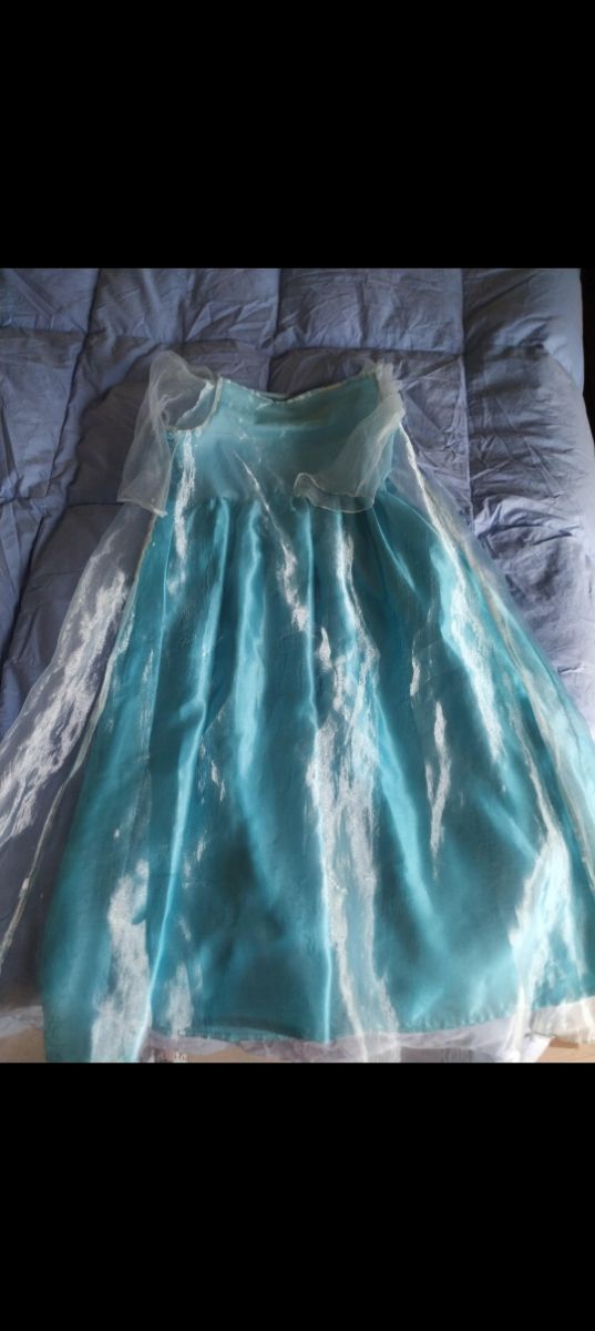 Disfraz Elsa y zapatos 