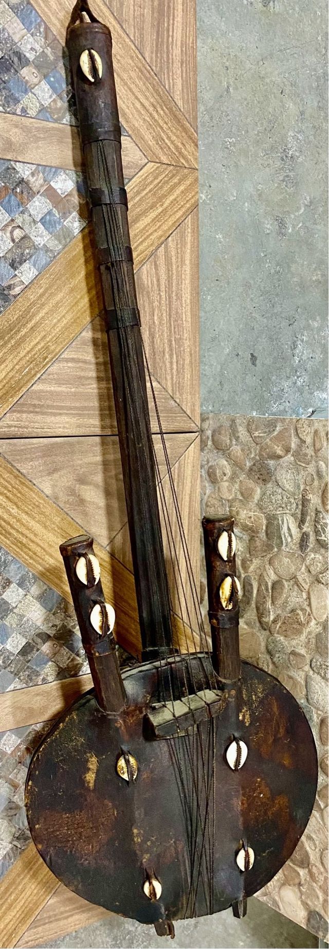 KORA Antiguo !! instrumento musical étnico. Único