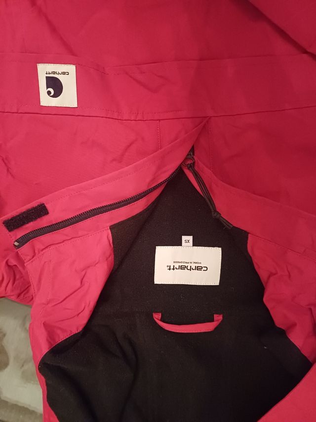 Chaqueta carhart roja xs
