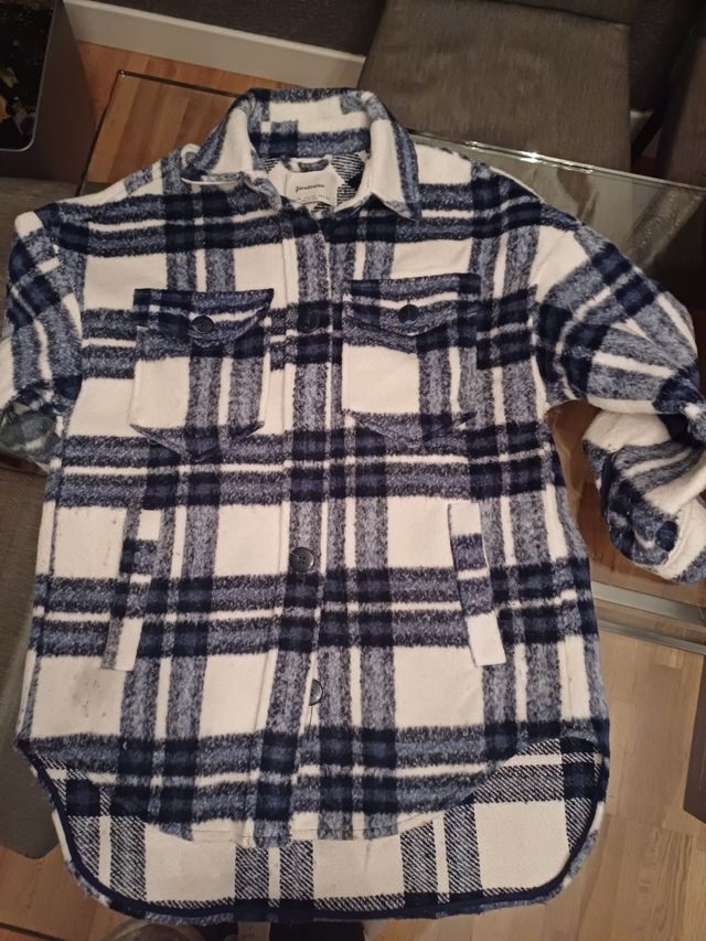 Sobrecamisa-abrigo mujer