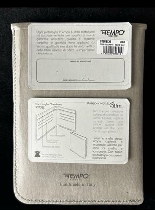 Cartera de piel TEMPO.