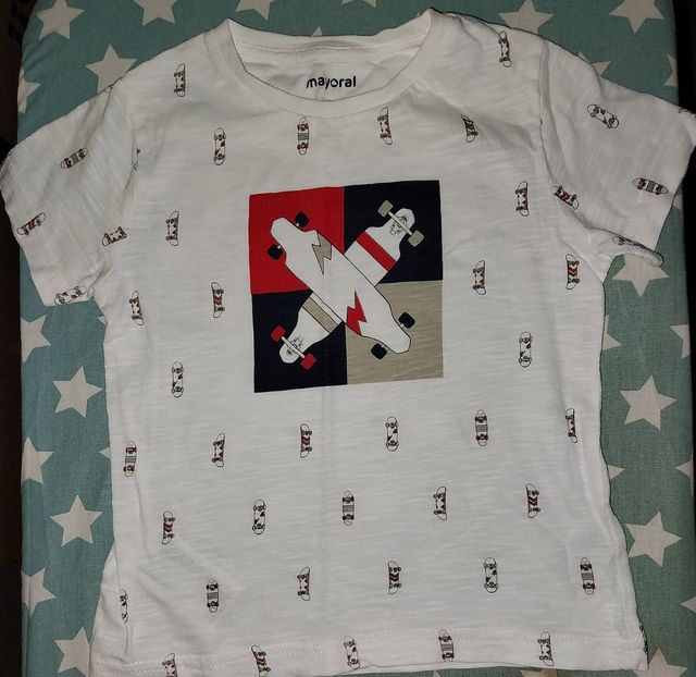 3 camisetas niño 98 cm