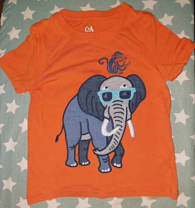 3 camisetas niño 98 cm