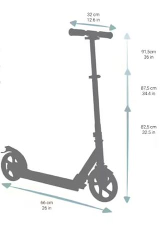 Patinete scooter Oxelo mid 7 Decathlon
