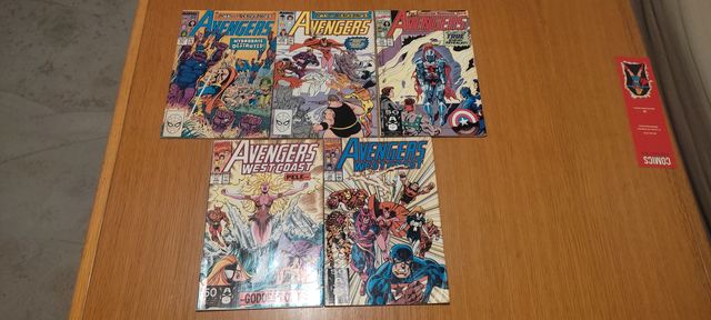 COMIC USA AVENGERS 311 312 338 AV WEST COAST 71 74