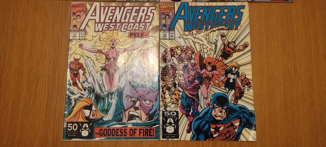 COMIC USA AVENGERS 311 312 338 AV WEST COAST 71 74