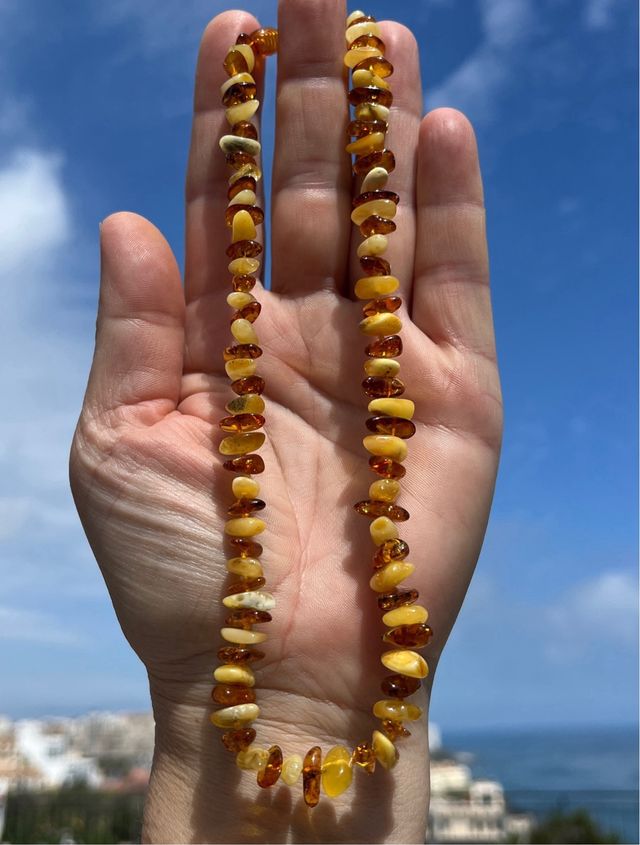 Lote 3 collares de Ambar 