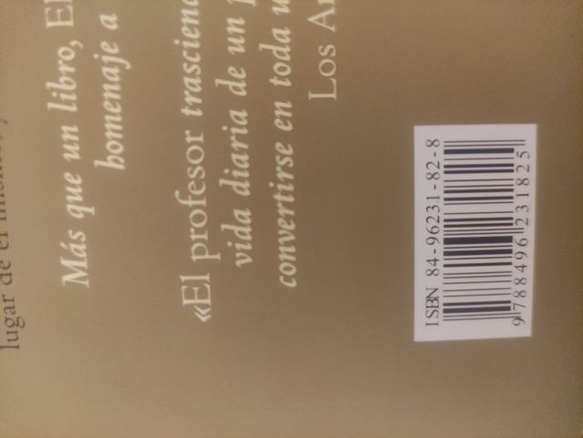 El profesor: Una novela sobre la vida de un ingenioso profesor en Nueva York, una auténtica lección de humanidad.