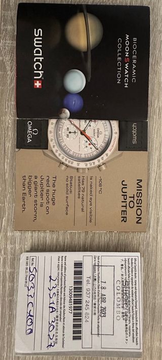 Reloj Swatch Omega Jupiter