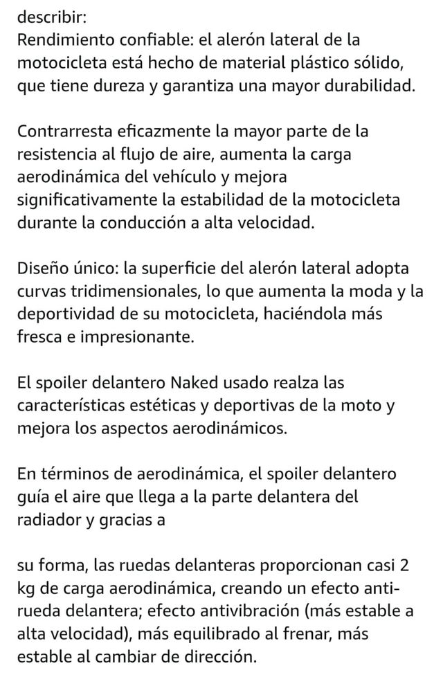 🆕 Alerón Motocicleta para Kawasaki