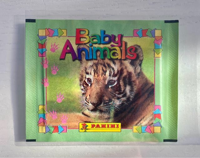 Sobre de cromos sin abrir colección Baby Animals