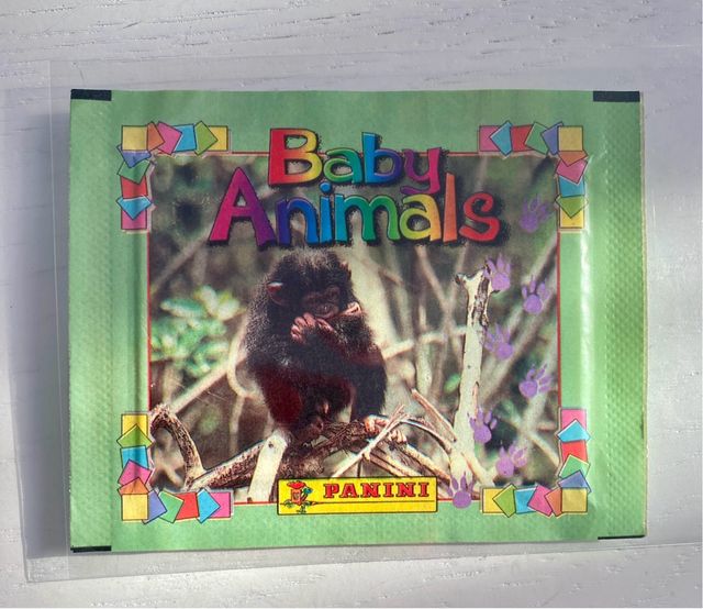 Sobre de cromos sin abrir colección Baby Animals