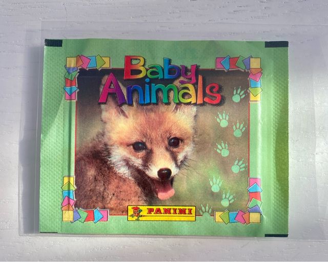 Sobre de cromos sin abrir colección Baby Animals