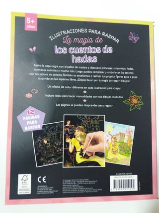 Libro para raspar de Hadas