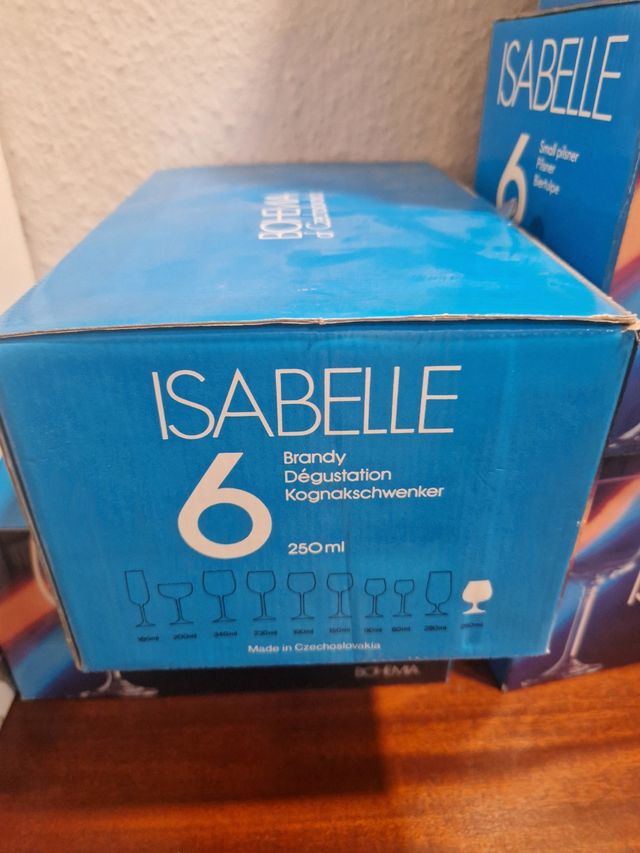 Copas de cristal de bohemia