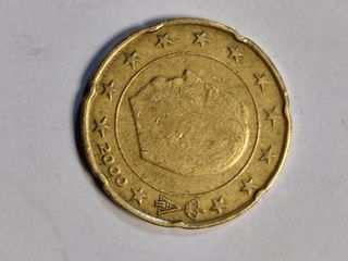 20 céntimos 2000 Bélgica