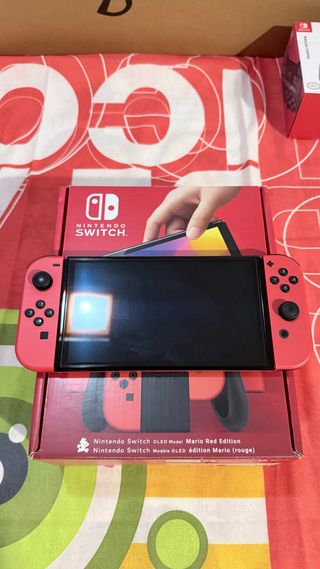 NINTENDO Swich OLED Edicion Exclusica de MarioRed