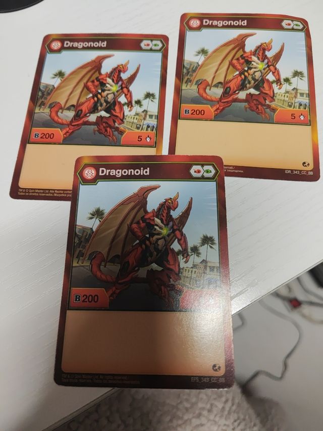 Cartas Bakugan