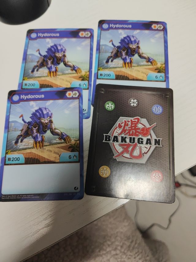 Cartas Bakugan