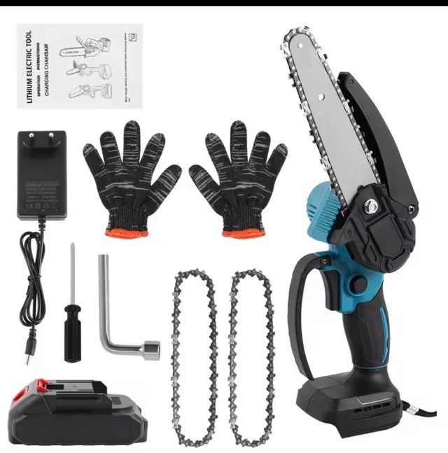 Mini motosierra eléctrica