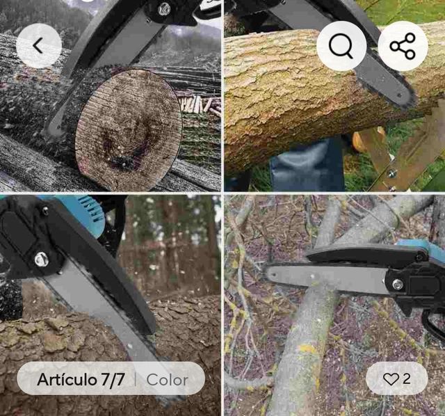 Mini motosierra eléctrica