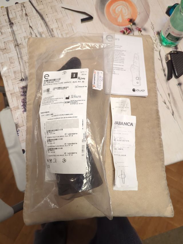 Férula Exos bfb talla M fractura boxeador 