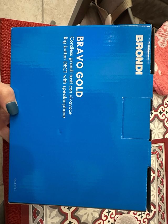 Telefono cordless BrondiBravo Gold