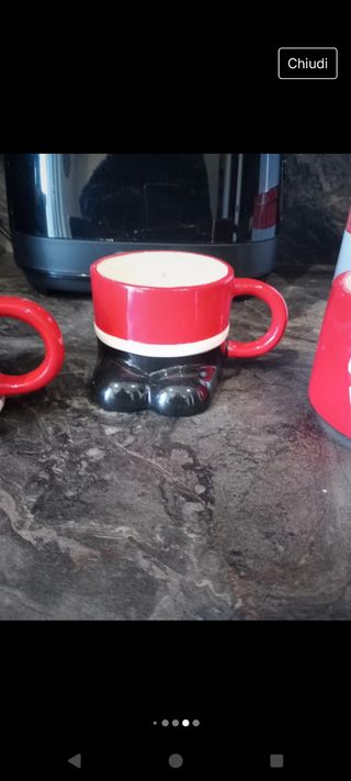 Set tazze babbo Natale 