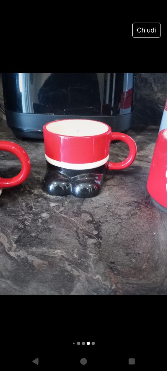 Set tazze babbo Natale