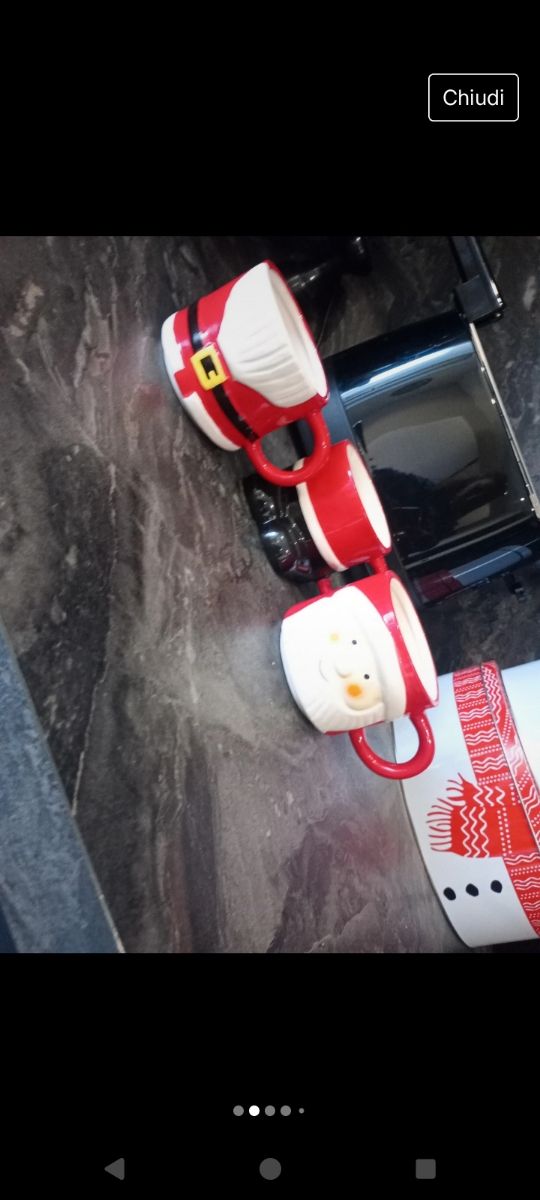 Set tazze babbo Natale