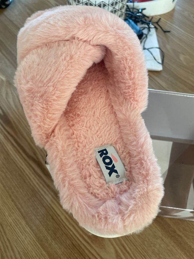 Ciabatte pelose rosa