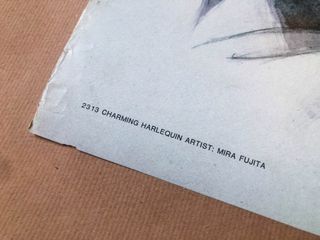 Póster "Charming Harlequin" de Mira Fujita, 1982