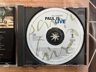 CD Paul McCartney "Paul Is Live" musica pop rock