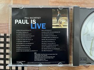 CD Paul McCartney "Paul Is Live" musica pop rock