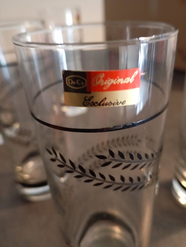 12 Bicchieri in cristallo De Ca original exclusiv