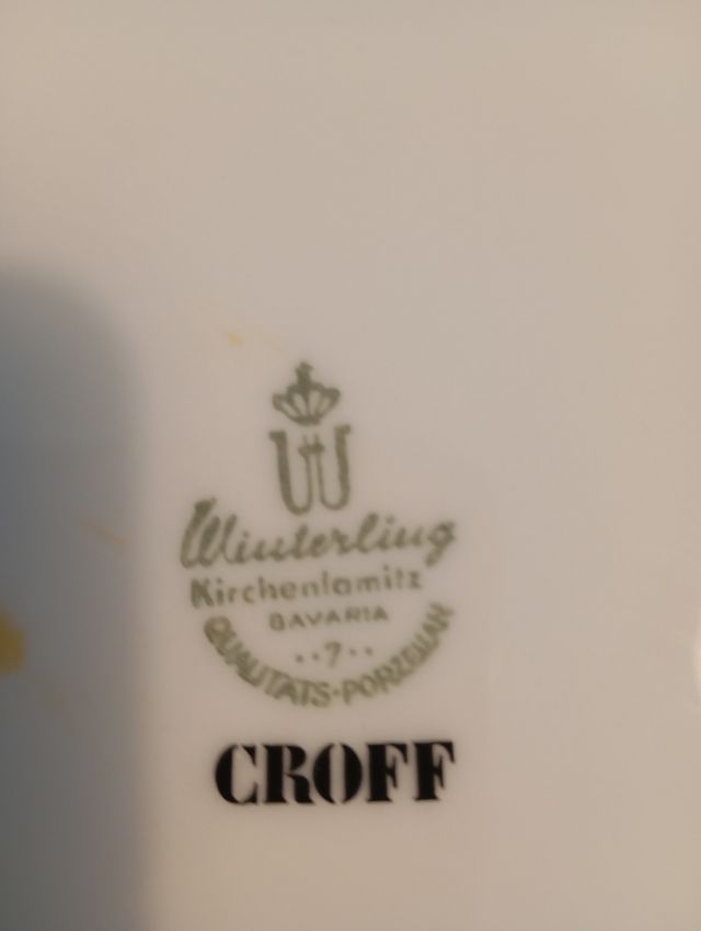 Set 13 piatti 1 grande 6 piani 6 fondi Croff Bavar